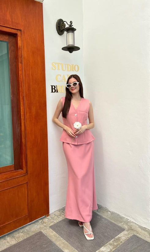 Women Chic Elegant Vest With Skirts Sets